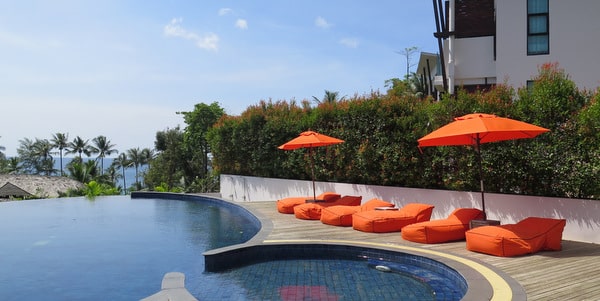 Swimming pool at resort on Koh Kood